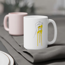 Load image into Gallery viewer, Let It F*cking Go Mug - Yellow Fist