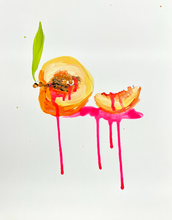 Load image into Gallery viewer, Ripe or Rotten 11 x 14 Unframed Peach Study