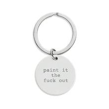 Load image into Gallery viewer, Stainless Steel Round Keychain (Engraving)
