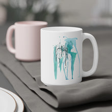 Load image into Gallery viewer, Paint It The F* Out Mug - Teal Heart