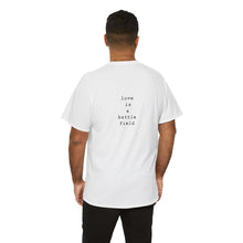 Load image into Gallery viewer, Unisex Heavy Cotton Tee - 'Love is a Battlefield' Graphic T-Shirt