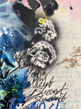 Load image into Gallery viewer, Burn original painting by Tania LaCaria close up detail.