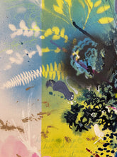 Load image into Gallery viewer, Burn original painting by Tania LaCaria close up detail.