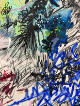 Load image into Gallery viewer, Burn original painting by Tania LaCaria close up detail.