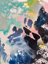 Load image into Gallery viewer, Burn original painting by Tania LaCaria close up detail.