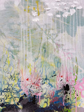 Load image into Gallery viewer, Dawn Chorus original painting by Tania LaCaria detail closeup.
