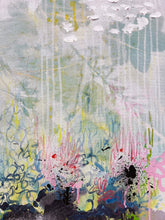 Load image into Gallery viewer, Dawn Chorus original painting by Tania LaCaria detail closeup.