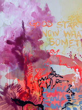 Load image into Gallery viewer, Good Start original painting by Tania LaCaria detail closeup