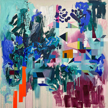 Load image into Gallery viewer, Same Place original painting by Tania LaCaria cropped