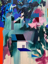 Load image into Gallery viewer, Same Place original painting by Tania LaCaria detail closeup..