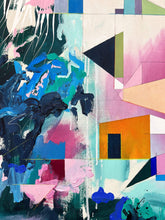 Load image into Gallery viewer, Same Place original painting by Tania LaCaria detail closeup.