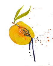 Load image into Gallery viewer, Ripe or Rotten 8 x 10 Unframed Peach Study