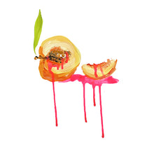 Load image into Gallery viewer, Ripe or Rotten 11 x 14 Unframed Peach Study