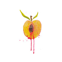 Load image into Gallery viewer, Ripe or Rotten 8 x 10 Unframed Peach Study