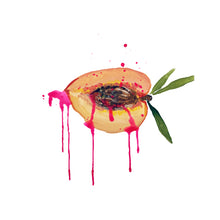 Load image into Gallery viewer, Ripe or Rotten 9 x 12 Unframed Peach Study