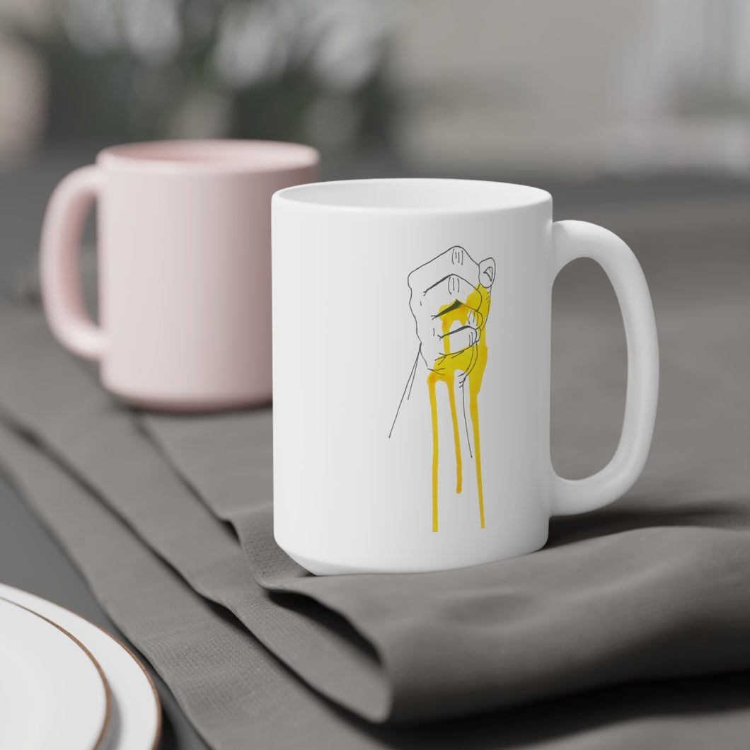 Let It F*cking Go Mug - Yellow Fist