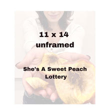 Load image into Gallery viewer, Ripe or Rotten 11 x 14 Unframed Peach Study
