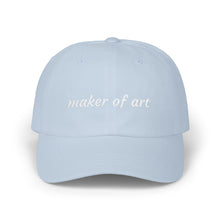 Load image into Gallery viewer, Maker of Art Dad Cap — Embroidered Artist Hat
