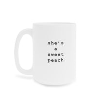 Load image into Gallery viewer, She&#39;s A Sweet Peach Mug - Single Peach
