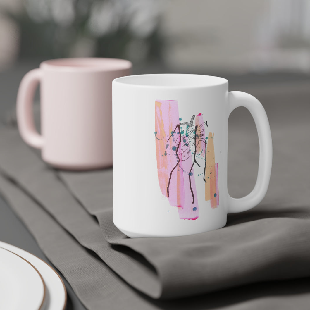 Paint It The F* Out Mug - Pink Heart